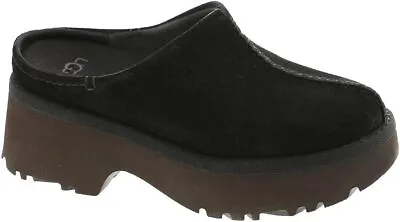 Women's Shoes UGG NEW HEIGHTS CLOG Suede Platform Mules 1152731 BLACK • $120