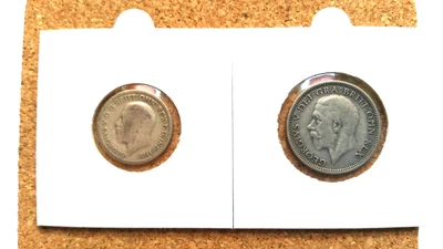 £1.76 • Buy George V Silver Sixpence And Shilling