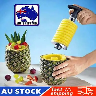 $10.76 • Buy Stainless Steel Easy Kitchen Tool Fruit Pineapple Corer Slicer Cutter Peeler KZ
