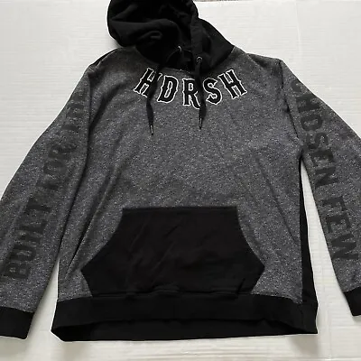 Headrush Hoodie Mens XL Black Gray Chosen Few Embroidered Sweater Sweatshirt • $18.74