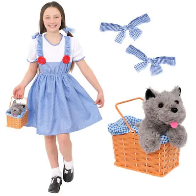 Girls Dorothy Costume School Book Week Fancy Dress Childs Basket Character • £19.99