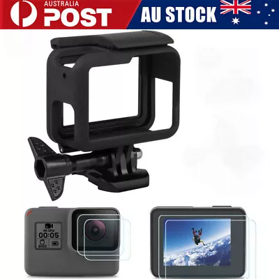 Housing Border Protective Shell Case With Socket & Screw For GoPro Hero 7/6/5 • $11.36