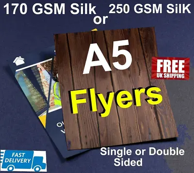 £88.78 • Buy Flyers Leaflets Printed Full Colour 170gsm Or 250gsm Silk 148mm X 210mm / A5