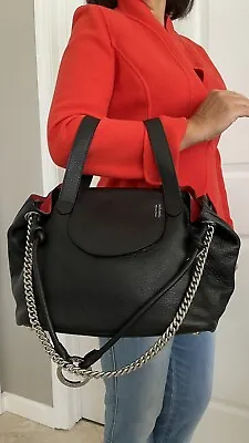 100% Authentic New Meli Melo Thela Medium Bag Italian Leather Black Tod • $300