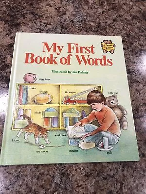 MY FIRST BOOK OF WORDS  -- Children's HARD COVER Book • $6.50