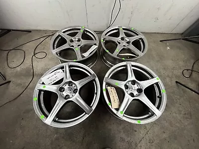 2004-2005 Mazdaspeed Miata Oem Racing Hart Wheel Set 17x7 ET40 4x100 *CURB RASH* • $500