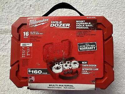 Milwaukee 49-22-4030 Hole Dozer Bi-metal Hole Saw Kit In Case - New • $9.99