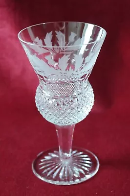 £20 • Buy (d) Edinburgh Crystal Thistle Pattern - Sherry Glass - Signed