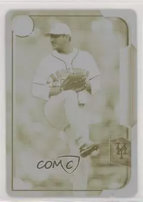 2015 Bowman Chrome Printing Plate Yellow 1/1 Matt Harvey #150 00et • $28.95