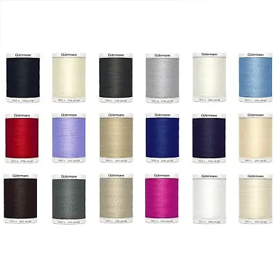 £10.99 • Buy Gutermann Polyester Sew All Thread 1000 M Choice Of 18 Colours