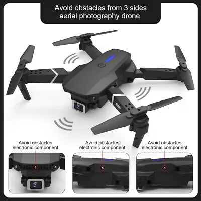 4K Drone Mini With HD Camera Drones Foldable RC Quadcopter With 3 Batteries NEW • $41.91