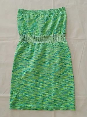 Ladies Tube Dress Ocean Club Size M Green Mix 10995 • £14.60