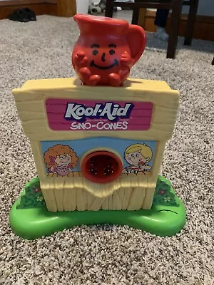 Vintage 1985 Lanard Toys Koolaid Sno-Cones Slushie Maker Toy Snow Cone Kool Aid • $15