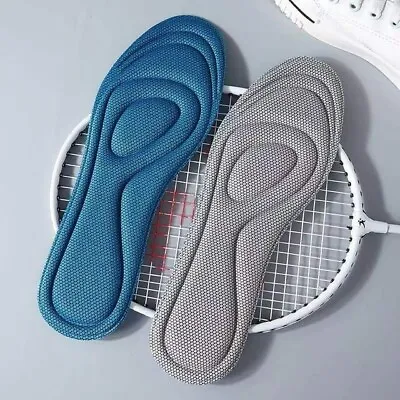 Nano Antibacterial And Deodorizing Memory Foam Insoles Unisex Orthopedic Comfort • $7.22