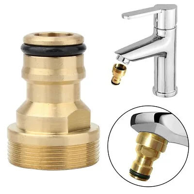 Universal Kitchen Tap Thread Connector Mixer Garden Hose Adaptor Faucet Fitting • £3.29