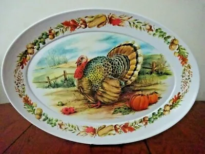 Brookpark Thanksgiving Turkey Platter Melmac Melamine-e • $20