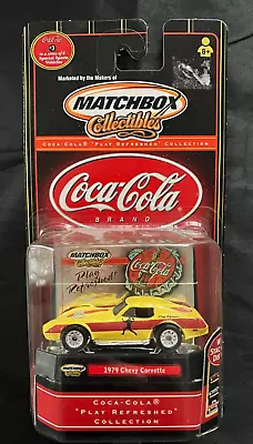 Coca Cola Matchbox Car New In Box  1979 Chevy Corvette Issued In 2000 • $5