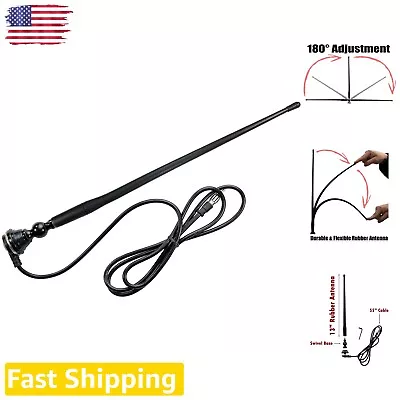 Durable 15-Inch Marine AM/FM Antenna Kit For Reliable Communication On Water • $29.44