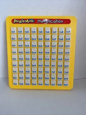 Vintage '93 Magic Math Multiplication Table Press & See (non-electric!) CLEAN! • $23.99