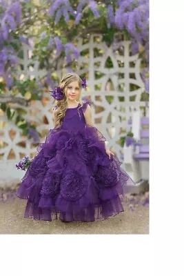 NEW Dollcake Best Wishes Garnet Purple Frock Dress Pagent Party Special Sz 6 • £180.96