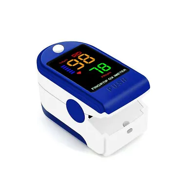 Home Finger Pulse Oximeter Blood Oxygen Sensor  Blood Oximeter Saturation Mete • $7.98