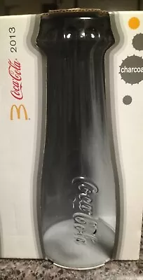 Coca Cola Glass 2013 McDonalds Ltd Edition  6 Pack Upside Down Bottle Charcoal • $22.67