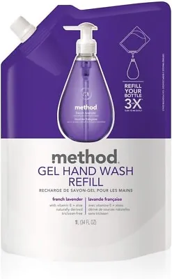 Method Gel Hand Soap Refill French Lavender (34 FL Oz) • $15.99