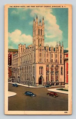 The Mizpah Hotel & First Baptist Church Syracuse NY - F9342 • $3.99