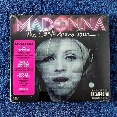 $35 • Buy Madonna Sealed Confessions Tour Dvd/cd Digipak Box Wb Us 2007 Promo Hype