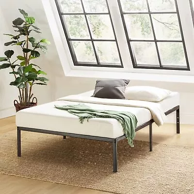 14-Inch Metal Platform Beds W/ Heavy Duty Steel Slat Mattress Foundation • $45.36