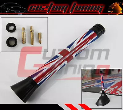 3'' Short Stubby Union Jack Uk Flag Colorway Roof Radio Antenna For Mini Cooper • $10.59