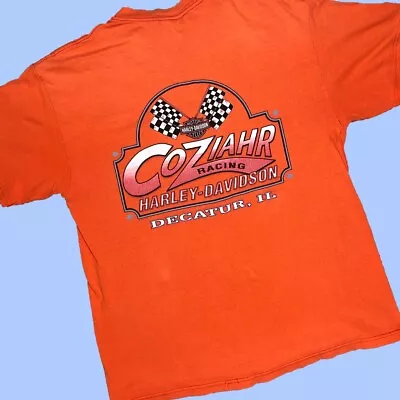 90s 1997 Harley Davidson Coziahr Racing Screamin Eagle Performance Parts T-Shirt • $24.97