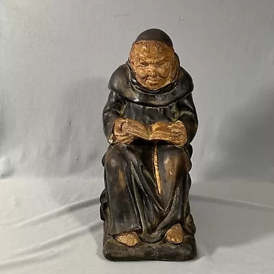 Vtg Reading Monk Bookend Signed • $54.99