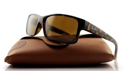 NEW Genuine RAY-BAN Square Tortoise Havana Brown Active Sunglasses RB 4151 710 • $199.95