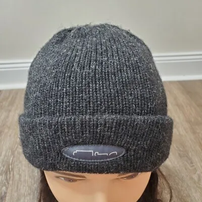 Mercedes-Benz One Size Charcoal Knit Beanie Hat Warm Winter Outdoors Skull Cap • $16.17