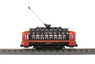 Mth Railking Santa Fe (black Bonnet) Bump N Go Trolley W/ Led Lights! O Gauge • $159.99