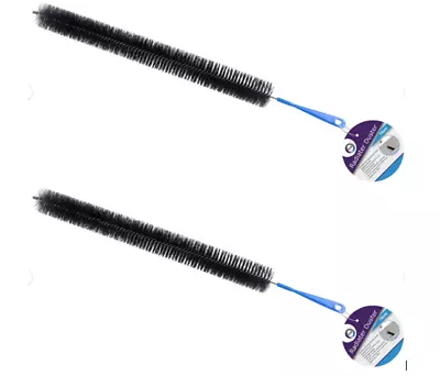 2X Radiator Multi-Purpose Duster Long Cleaner Brush Flexible Cleaning Brush 78cm • £7.79