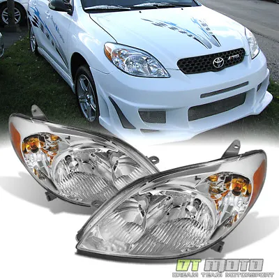 $146.99 • Buy For 2003-2008 Toyota Matrix Headlights Headlamps Replacement 03-08 Left+Rght Set