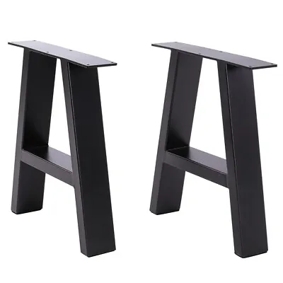 £58.95 • Buy Industrial A Frame Set Of 2 Steel Metal Table Legs Dining/Bench/Office/Desk Legs