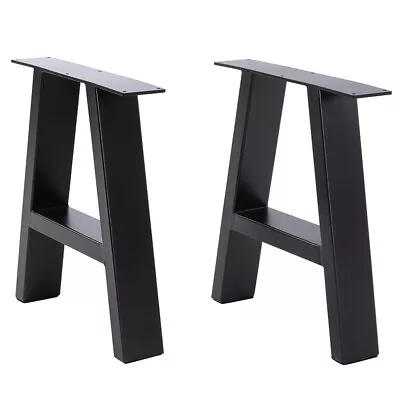 Industrial A Frame Set Of 2 Steel Metal Table Legs Dining/Bench/Office/Desk Legs • £41.95