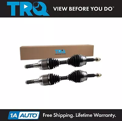 TRQ Front CV Axle Assembly Set Fits 2016-2020 Nissan TITAN XD • $184.95