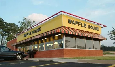 Waffle House HO Or N Scale Building Scenery White & Paintable Restaurant! • $17.95