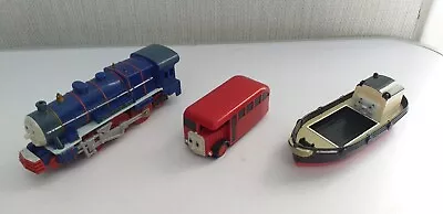 £12.99 • Buy Thomas And Friends Trackmaster Bulstrode Tugboat, Hank And Bertie The Bus