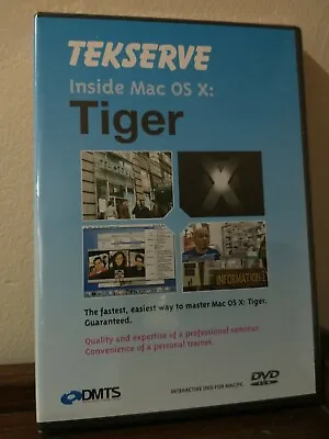 TEKSERVE Inside Mac OS X Tiger DVD Rom 2005 NEW Sealed NYC History Store DMTS  • $29.99