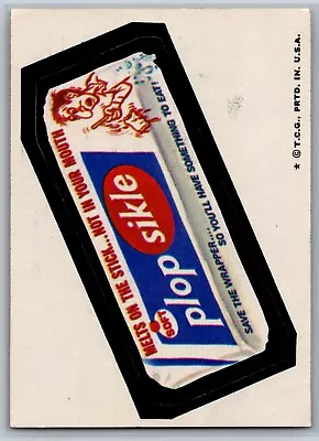 Plop Sikle 1974 Topps Wacky Packages Series 5 Sticker Very Good • $2.49