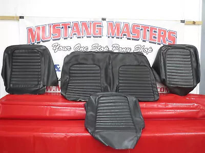 1965-66 Mustang  Mixed Bag  Of Black Standard Seat Upholstery  Choose One  UP75 • $125