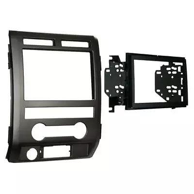 Metra 95-5822B Black Double DIN Stereo Install Dash Kit For Select 2009-10 Ford • $30.95