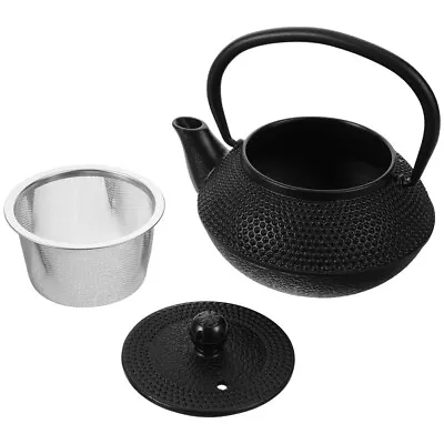 Japanese Teapot Stovetop Whistling Kettle Infused Infuser Cast Iron • £26.39