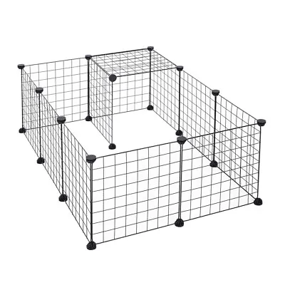 £20.95 • Buy Pet Playpen Metal Wire Fence 12 Panels Puppy Guinea Pig Crate Run Fence Cages UK