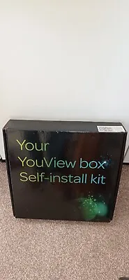 New Talktalk Youview Box DN370T With Powerline Adapters SELF-INSTALL KIT • £42